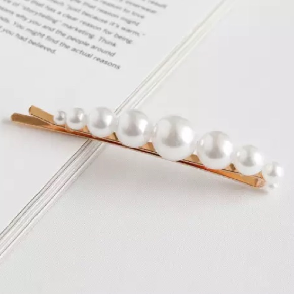 🔴5/$15⚠️𝗖𝗟𝗘𝗔𝗥𝗔𝗡𝗖𝗘⚠️Pearl Hairpin NEW - Picture 8 of 8